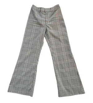 By Together Multicolor‎ High Rise Houndstooth Plaid Wide Leg Pants Size Small thumbnail 1