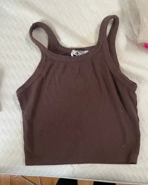 Princess Polly Brown Cropped Tank thumbnail 1