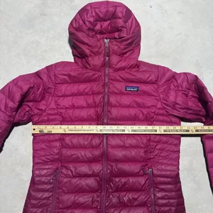 Patagonia Jacket Women's L Pink Down Sweater Hoody Hoodie Zip Up Lightweight thumbnail 5