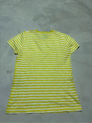 J. Crew vintage graphic tees Yellow Stripe 'Bon Voyage' Tee medium cotton thumbnail 6