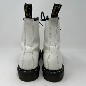 Dr. Martens 1460 White Smooth Leather Boots 8-Eye Lace Up Women's US 8 11821 thumbnail 8