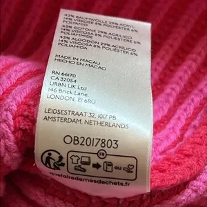 Free People Charlotte‎ Boat Neck Tunic Sweater Pink Oversized Chunky Knit M NWT thumbnail 7