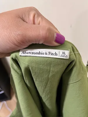 NWT Abercrombie & Fitch square neckline cotton blend XL spaghetti strap Demi thumbnail 8