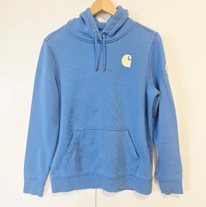 Carhartt Women's Blue & White Hoodie Size M thumbnail 2