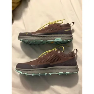 Vasque Satoru Trail LT Low‎ Hiking Shoes Brown Yellow Vibram Gorpcore Womens 7.5 thumbnail 7