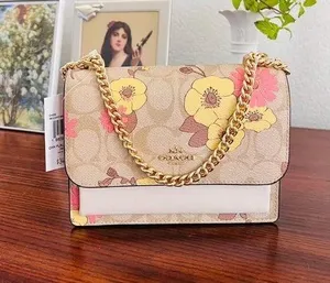coach Mini Klare Crossbody In Signature Canvas With Floral Cluster Print ch255 thumbnail 1