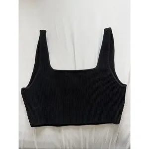 Aritzia Babaton Sculpt Knit Notch Tank Black thumbnail 5