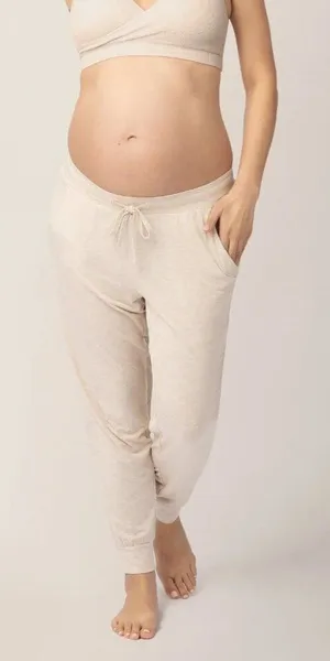 Kindred Bravely High Waist Everyday Lounge Joggers Women's Size Small oatmeal thumbnail 1