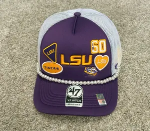 NEW 47 Brand Louisiana State Tigers LSU Rally On ’47 Hitch Fm Foam Front Hat thumbnail 2