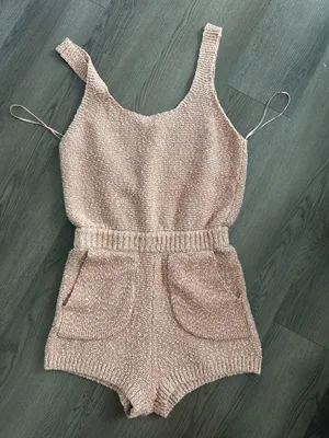 Free People Beach Knit Romper thumbnail 4