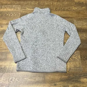 Patagonia Better Sweater Fleece 1/4 Zip Pullover Women's Small Gray Jacket Top thumbnail 10