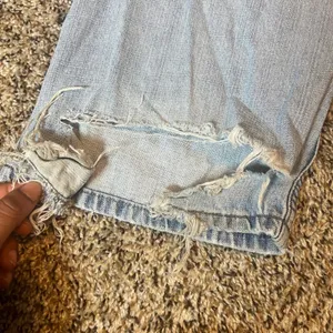 Vintage‎ Tommy Hilfiger Women Light Wash Distressed Flare Jeans Size 14R thumbnail 10