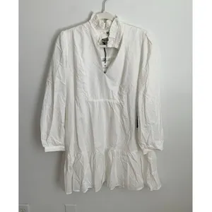 Tuckernuck White Swiss‎ Dot NWT Dress Size large thumbnail 4
