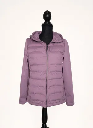 Purple Waterproof Puffer Jacket  thumbnail 1