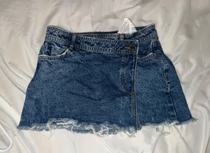 Zara Denim Skirt thumbnail 1