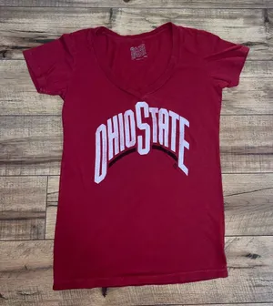 vintage ohio state v-neck t-shirt 13 thumbnail 1