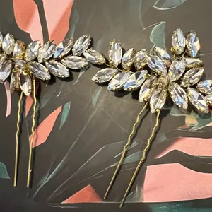 Jeweled Wedding hair Pins thumbnail 7