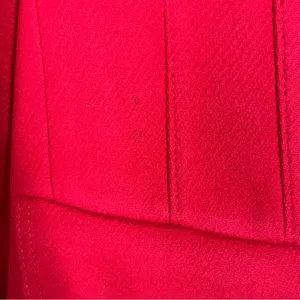 Banana Republic Peacoat Women’s XL Red Wool Cashmere Double Breasted Classic thumbnail 7
