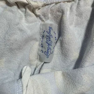 Lanz Of Salzburg Celestial Moon and Stars Flannel Pajama Set‎ Blue Large 2 Piece thumbnail 9