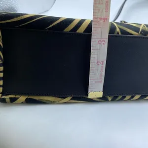 Vintage Y2K leaf Zebra print Fossil shoulder bag. thumbnail 8