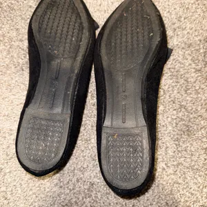 SHEIN Black Flats with Elegant Bow thumbnail 2