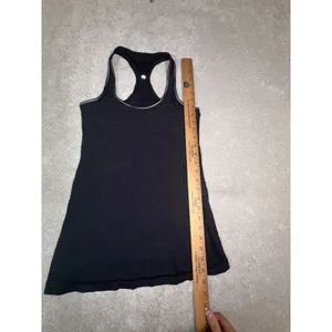 lululemon racer back tank black fitted workout 6 thumbnail 5