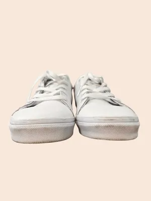 Vans Leather Classic White Low-Top Sneakers thumbnail 6