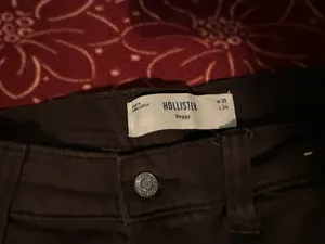 Hollister Baggy Brown Cotton Twill Cargo Casual Pants Size 30 Straight Leg thumbnail 2