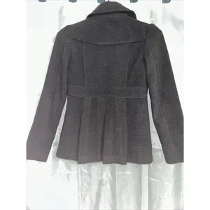 Pink Envelope Macys Pea Coat Purple Jacket Double Breast Small Grey thumbnail 7