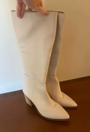 Steve Madden Leather Knee-High Boots thumbnail 1