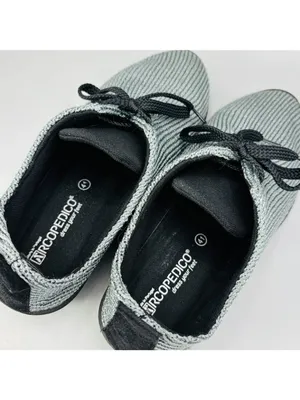 Arcopedico LS Comfort Shoes Womens 10 Gray Knitted Round Toe Casual Lace Up thumbnail 7