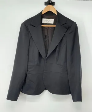 Trina Turk Fitted Black Blazer‎ Career Business Classic thumbnail 1