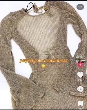 H&M Gold cover up thumbnail 2