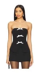 Revolve Black Strapless Top thumbnail 1