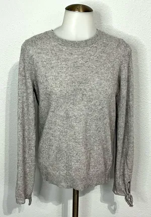Banana Republic Fine Italian Yarn by Filpucci Tie Sleeve Sweater Size Medium thumbnail 1