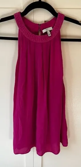 Joie Pink Women’s 100% silk fantina pink tank‎ top Size Small thumbnail 1