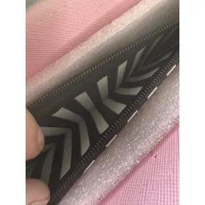 Marc Tetro Black Tuxedo Cat‎ Zip Around Long Wallet Pink Saffiano Pop Art NIB thumbnail 8