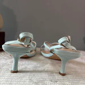 & Other Stories Pretty Light Blue Kitten Heels thumbnail 4
