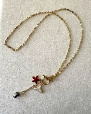 Mermaid Necklace 🧜‍♀️ Gold thumbnail 4
