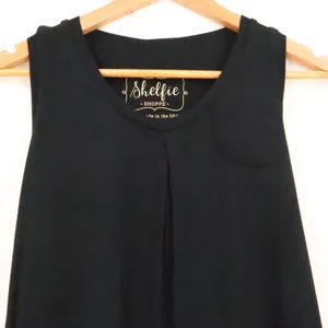 Shelfie Shoppe Black Sleeveless Maxi Dress Womens Size S Lagonlook Built-in Bra thumbnail 10