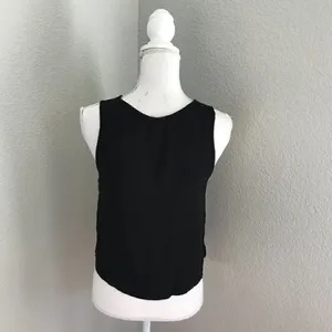 Free People Womens Black Keyhole Pullover Top XS thumbnail 2