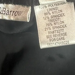 Croft & Barrow Black Swim Skirt Bottom with Built In Brief Size 6 thumbnail 6