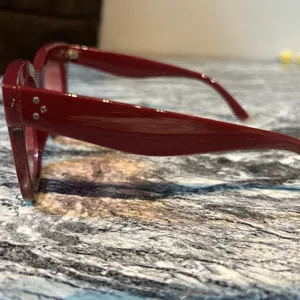 Stylish Red Sunglasses with Red Lens thumbnail 5