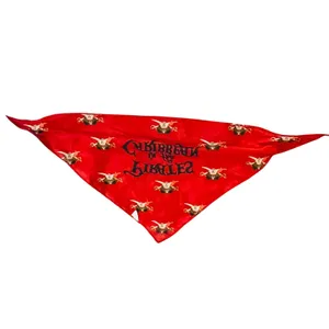 Disney Cruise Line Pirates of the‎ Caribbean Red Bandana Mickey Pirate Scarf thumbnail 2