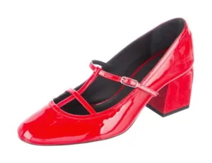 Khaite Fawn Patent Leather Pumps Scarlett Red 36 thumbnail 1