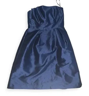 Alfred Sung strapless satin twill bow dress thumbnail 1
