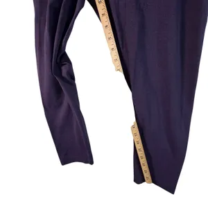 NOBULL Leggings High Rise Crop Heathered‎ Purple Large CrossFit Training Yoga L thumbnail 6