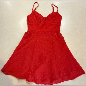 Hello Molly Vibrant Red Dress thumbnail 1