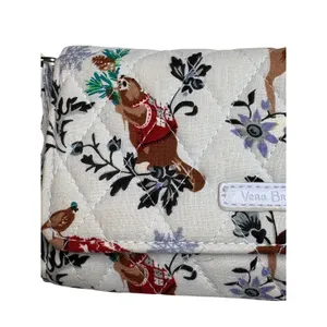 Vera Bradley Holiday Merry Deer Riley Compact‎ Wallet Wristlet Winter Christmas thumbnail 4