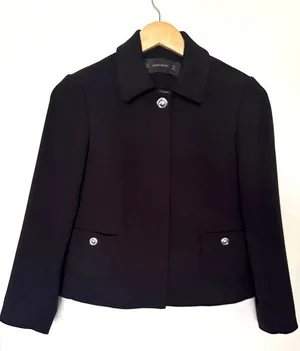 Zara Black Tailored Blazer with Cropped Silhouette Sz XS Lined‎ thumbnail 1